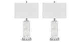 Malise White Table Lamp (Set of 2) by Ashley at Eve Furniture