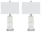 Malise White Table Lamp (Set of 2) by Ashley at Eve Furniture