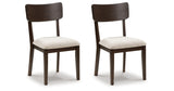 Mallenette Merlot Dining Chair, Set of 2 by ASHLEY FURNITURE at Eve Furniture