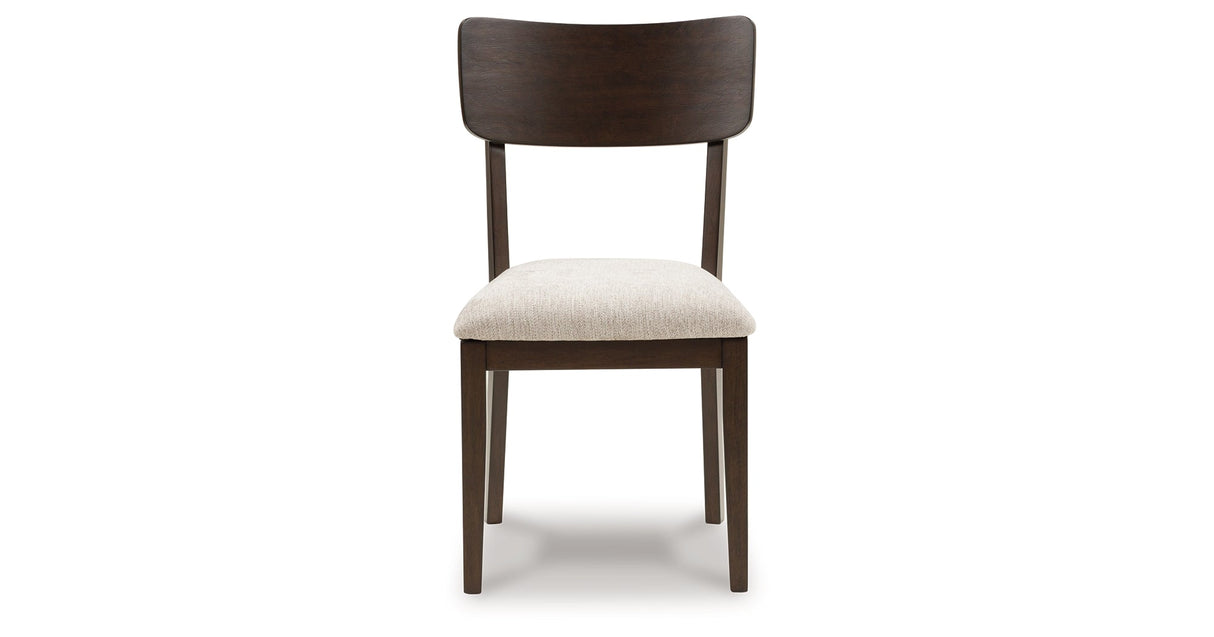 Mallenette Merlot Dining Chair, Set of 2 by ASHLEY FURNITURE at Eve Furniture
