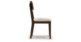 Mallenette Merlot Dining Chair, Set of 2 by ASHLEY FURNITURE at Eve Furniture