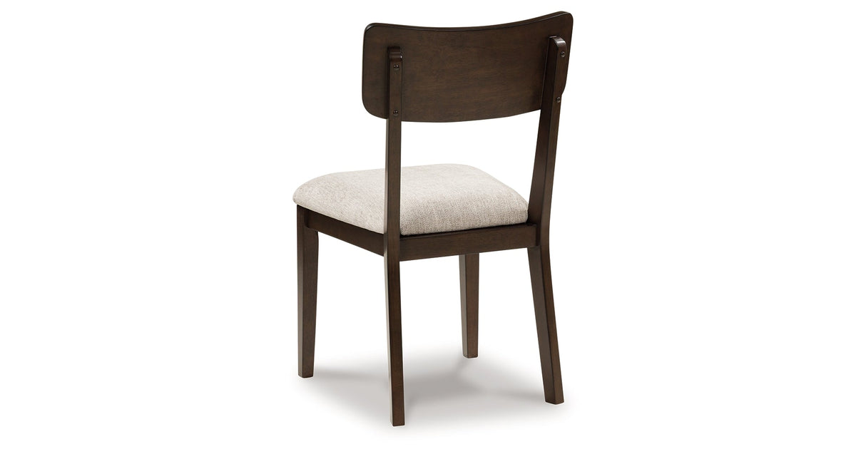 Mallenette Merlot Dining Chair, Set of 2 by ASHLEY FURNITURE at Eve Furniture