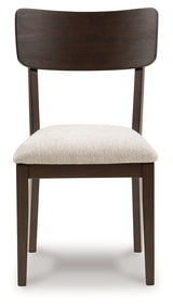 Mallenette Merlot Dining Chair, Set of 2 by ASHLEY FURNITURE at Eve Furniture
