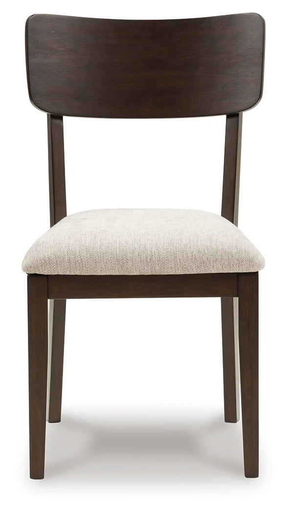 Mallenette Merlot UPH Dining Chair (Set of 2) by Ashley at Eve Furniture