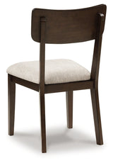 Mallenette Merlot UPH Dining Chair (Set of 2) by Ashley at Eve Furniture