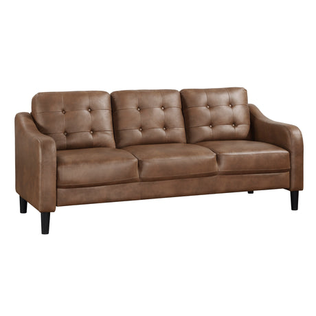 Mallory Brown Sofa by Homelegance at Eve Furniture