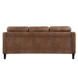 Mallory Brown Sofa by Homelegance at Eve Furniture