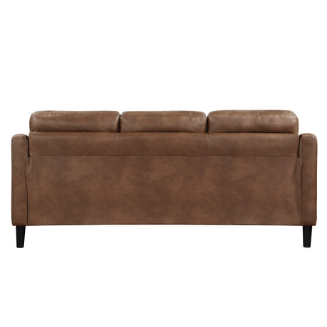 Mallory Brown Sofa by Homelegance at Eve Furniture