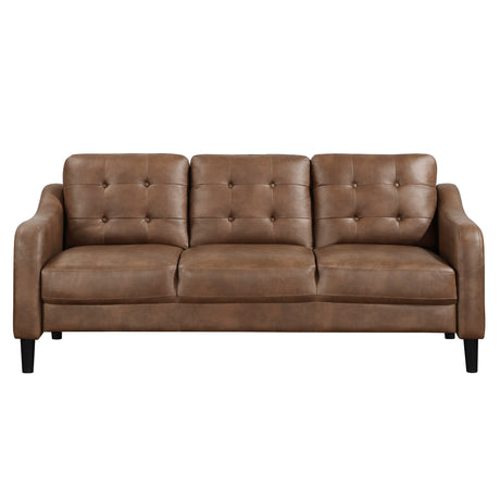 Mallory Brown Sofa by Homelegance at Eve Furniture