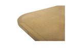 Mallory Dining Table Natural by Moe's Home at Eve Furniture