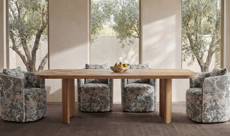 Mallory Dining Table Natural by Moe's Home at Eve Furniture