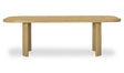 Mallory Dining Table Natural by Moe's Home at Eve Furniture