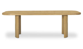 Mallory Dining Table Natural by Moe's Home at Eve Furniture