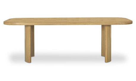 Mallory Dining Table Natural by Moe's Home at Eve Furniture