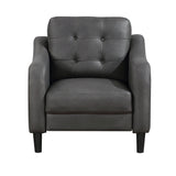 Mallory Gray Chair by Homelegance at Eve Furniture