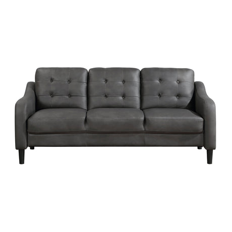 Mallory Gray Sofa by Homelegance at Eve Furniture
