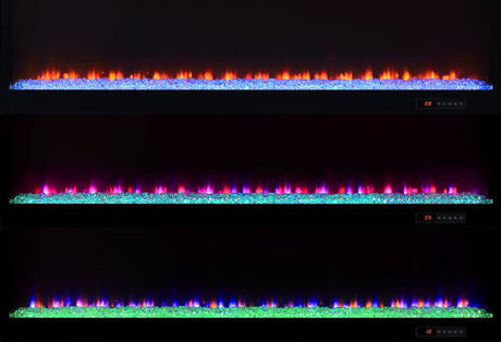 Mallory White High Gloss TV Stand Fireplace Console Bluetooth Speaker by Coaster at Eve Furniture