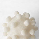 Malo 4.7L x 4.7W x 4.7H Cream Resin Small Sphere Decorative Object by Mercana at Eve Furniture