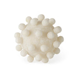 Malo 4.7L x 4.7W x 4.7H Cream Resin Small Sphere Decorative Object by Mercana at Eve Furniture