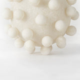 Malo 5.9L x 5.9W x 5.9H Cream Resin Large Sphere Decorative Object by Mercana at Eve Furniture