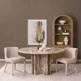 Malo 5.9L x 5.9W x 5.9H Cream Resin Large Sphere Decorative Object by Mercana at Eve Furniture