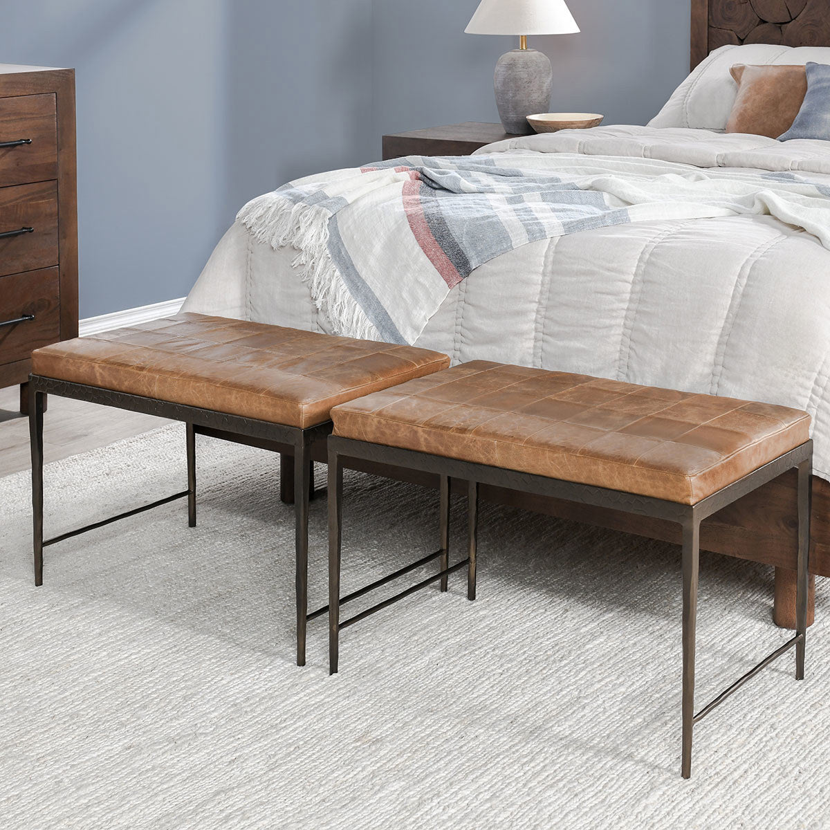 Malo Accent Bench - Sedona Brown by Classic Home at Eve Furniture
