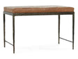Malo Chestnut Brown Leather Bench by Classic Home at Eve Furniture