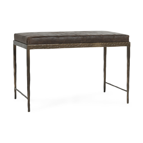 Malo Cocoa Brown Accent Bench by Classic Home at Eve Furniture