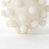Malo Cream Resin Small Sphere Decorative Object by Mercana at Eve Furniture