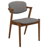 Malone Dark Walnut/Gray 5-Piece Dining Set by Coaster at Eve Furniture