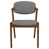 Malone Dark Walnut/Gray 5-Piece Dining Set by Coaster at Eve Furniture