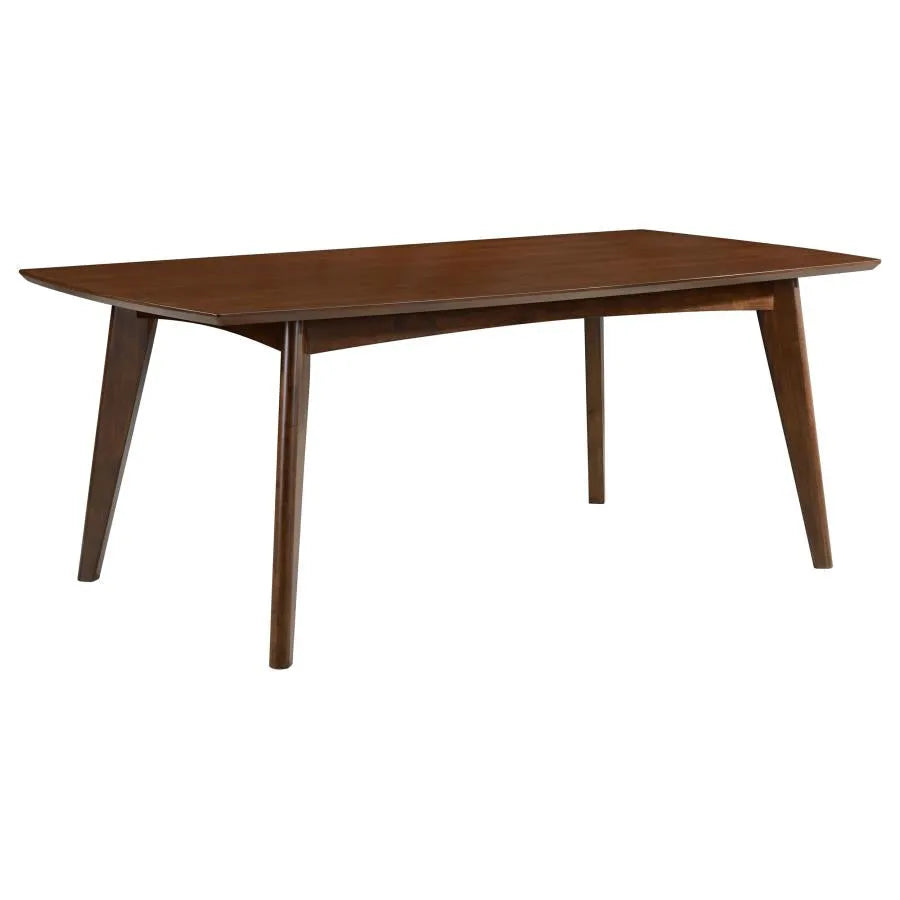 Malone Dark Walnut/Gray 7-Piece Rectangular Dining Set by Coaster at Eve Furniture