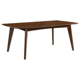 Malone Dark Walnut/Gray 7-Piece Rectangular Dining Set by Coaster at Eve Furniture