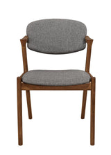 Malone Gray/Dark Walnut Dining Side Chairs, Set of 2 by Coaster at Eve Furniture