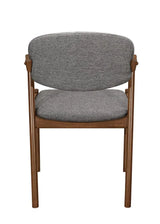 Malone Gray/Dark Walnut Dining Side Chairs, Set of 2 by Coaster at Eve Furniture