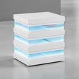 Maloy White End Table by Furniture of America at Eve Furniture