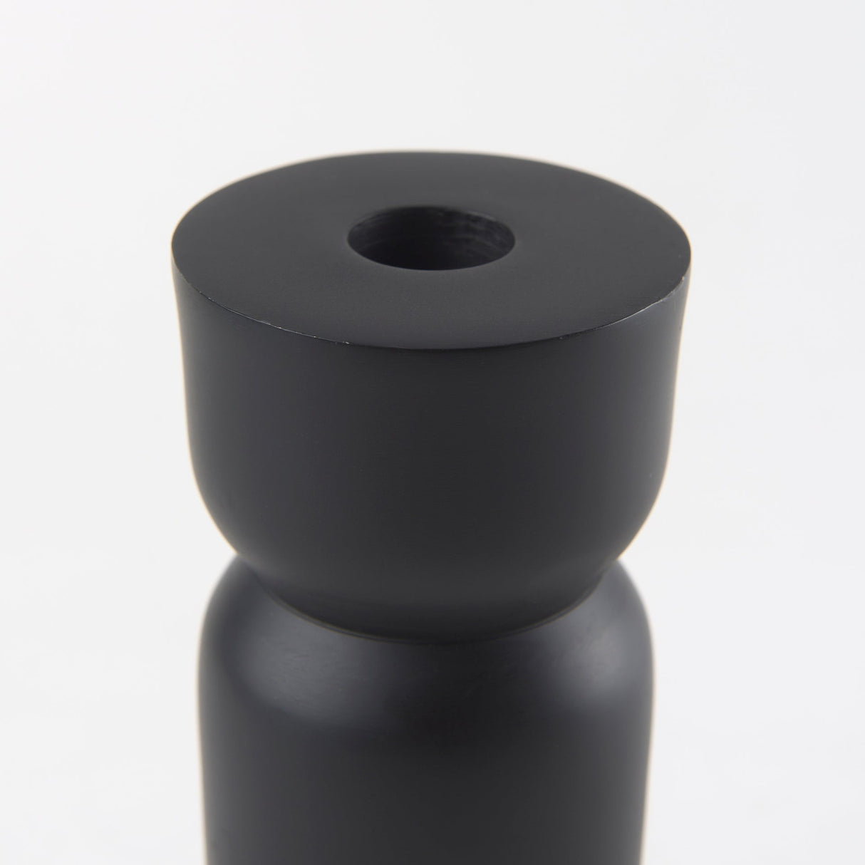 Malta Black Large Metal Candle Holder by Mercana at Eve Furniture