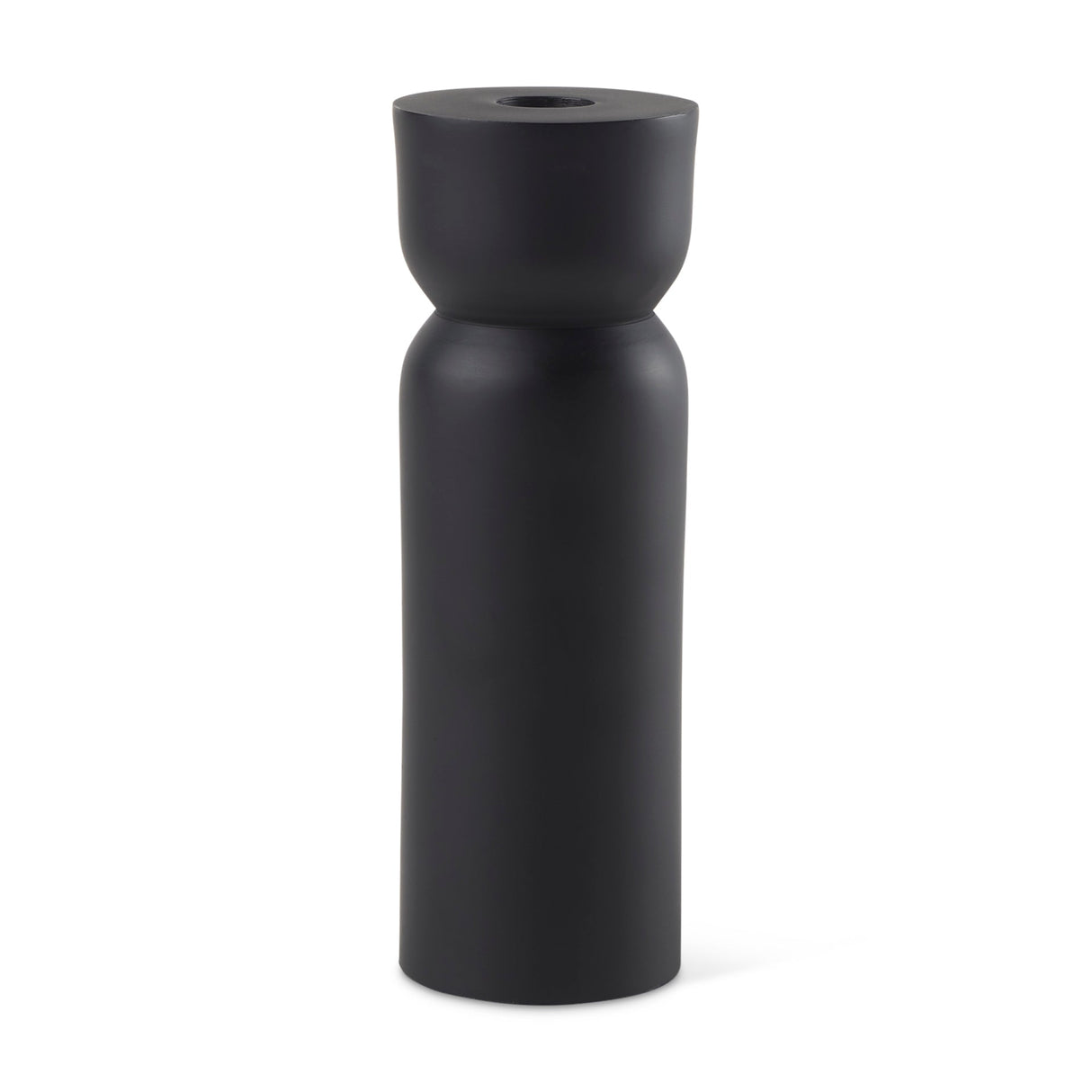 Malta Black Large Metal Candle Holder by Mercana at Eve Furniture