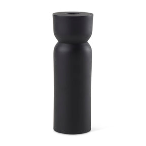 Malta Black Large Metal Candle Holder by Mercana at Eve Furniture
