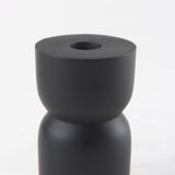 Malta Small Black Metal Candle Holder by Mercana at Eve Furniture