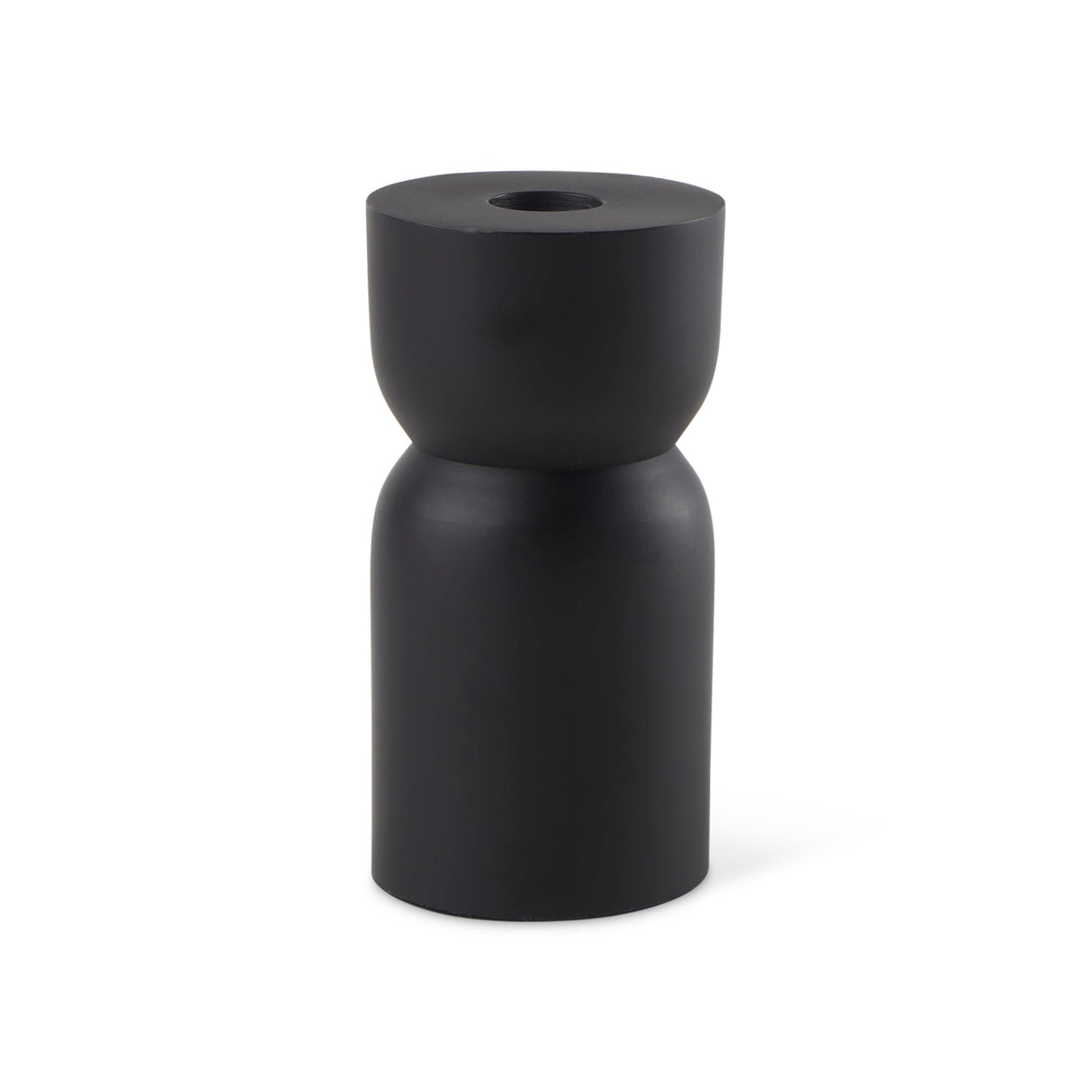 Malta Small Black Metal Candle Holder by Mercana at Eve Furniture