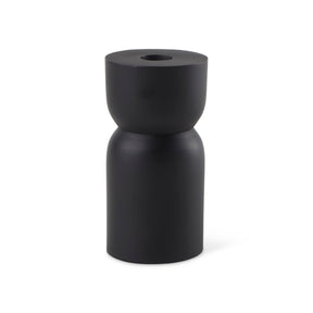 Malta Small Black Metal Candle Holder by Mercana at Eve Furniture