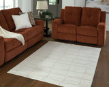 Malvinsboro Sandstone Washable Large Rug by Ashley at Eve Furniture