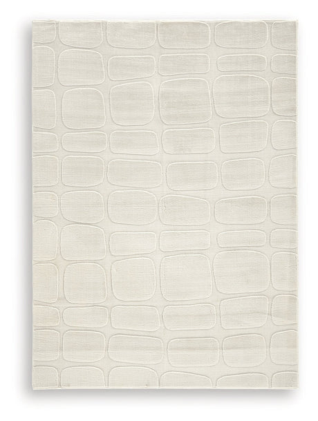 Malvinsboro Sandstone Washable Medium Rug by Ashley at Eve Furniture