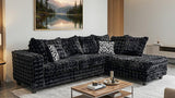 Mamba Black Right Arm Facing (RAF) Sectional by New Era Innovations at Eve Furniture