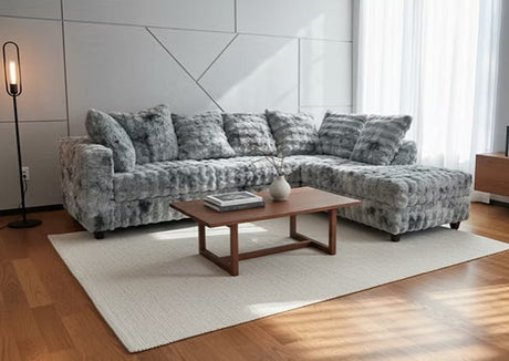 Mamba Grey Right Arm Facing (RAF) Sectional by New Era Innovations at Eve Furniture