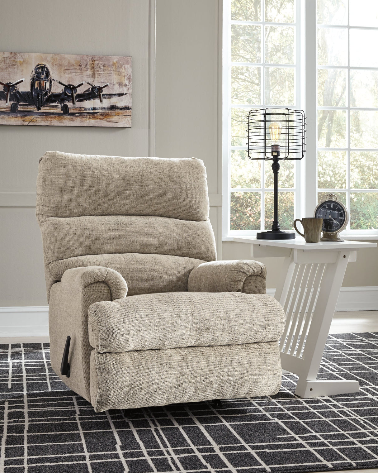 Man Fort Dusk Recliner by Ashley at Eve Furniture