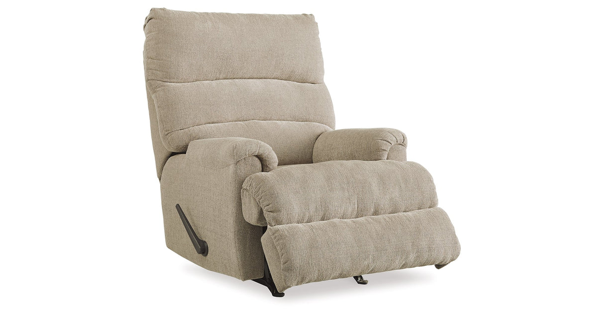 Man Fort Dusk Recliner by Ashley at Eve Furniture