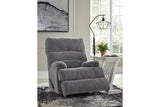 Man Fort Graphite Recliner by ASHLEY FURNITURE at Eve Furniture