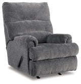 Man Fort Graphite Recliner by ASHLEY FURNITURE at Eve Furniture